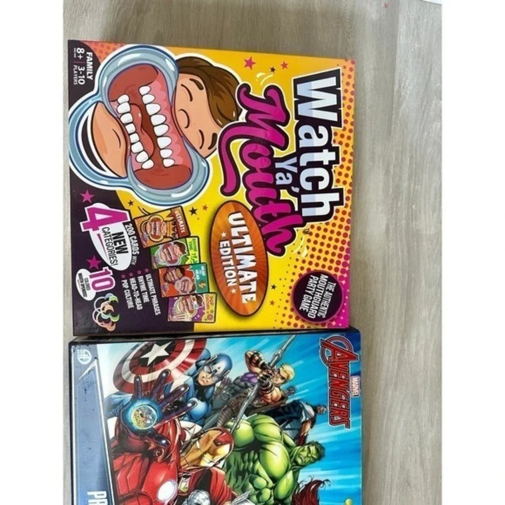 Watch Ya Mouth Ultimate Edition Party Game & Marvel Avengers 2 Prime 3D Puzzles